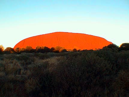 Australie Uluru Ayers rock 