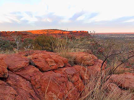 Australie Kings canyon Centre rouge  