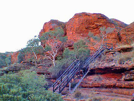 Australie Kings canyon Centre rouge  