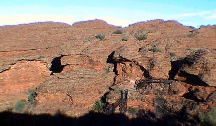 Australie Kings canyon Centre rouge  