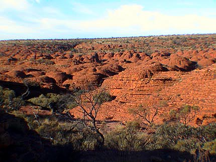 Australie Kings canyon Centre rouge  