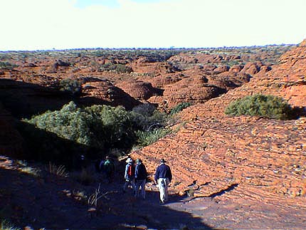 Australie Kings canyon Centre rouge  