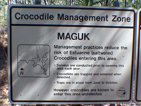 Australie Kakadu national park  Maguk  crocodiles