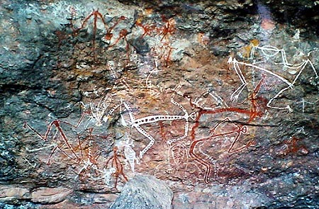 Australie Kakadu national park  temps du rve  Nourlangie Rock 