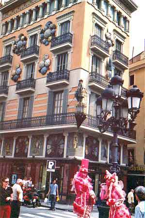 Barcelone  Ramblas 