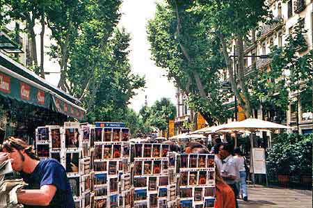 Barcelone  Ramblas 