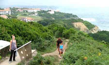sentier du littoral pays basque