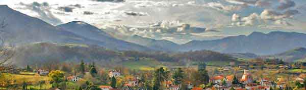 paysage hivernal de Saint Jean Pied de Port