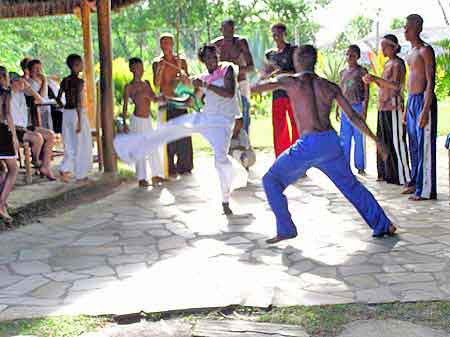 Brsil  Bahia Itaparica capoeira