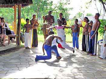Brésil  Bahia Itaparica capoeira