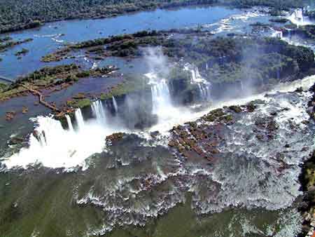Argentine chutes d'Iguassu Bresil
