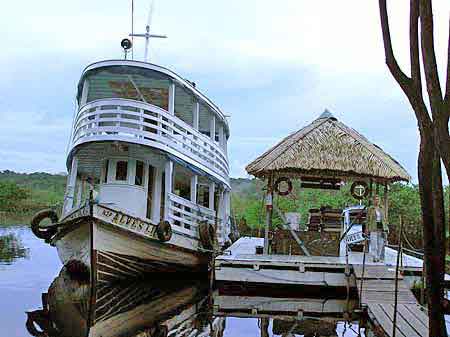 Amazon village Amazonie Brsil