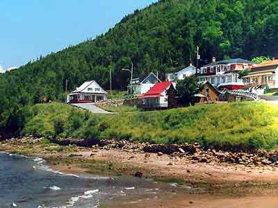 anse st Jean  bord du Saguenay 