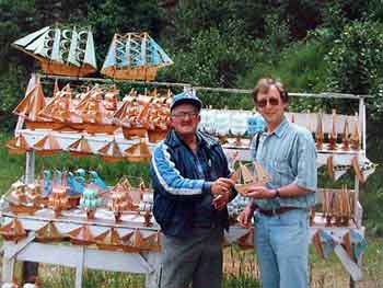 marchand de bateaux en Gaspesie 