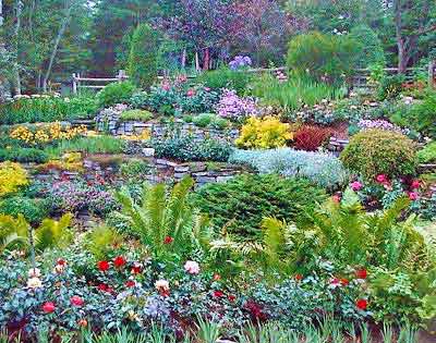 jardin de Metis  Gaspsie Quebec canada