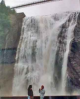 chutes Montmorency le Charlevoix Canada