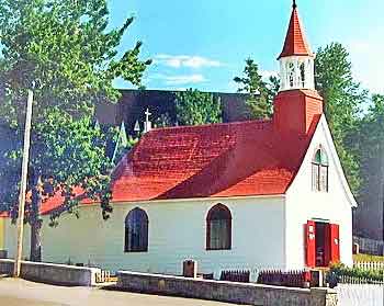 Tadoussac eglise en bois Quebec 