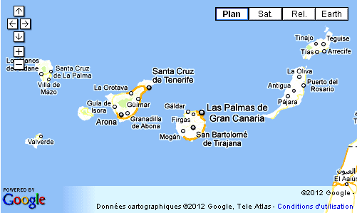 canaries carte