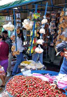 Costa Rica, marché de Sarchi