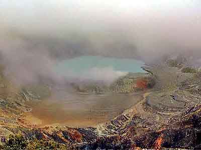 Costa Rica, Le volcan Poas 