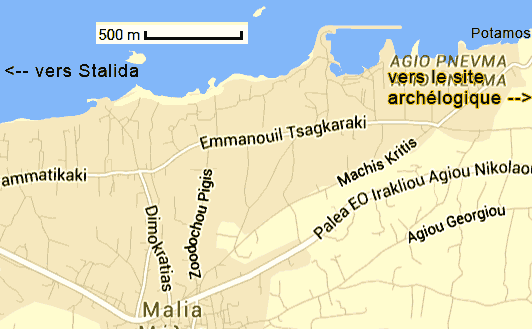 carte de Malia