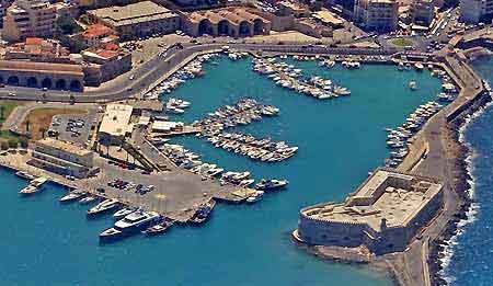 port d'Heraklion et le fort vénitien