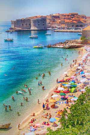 plage de Dubrovnik