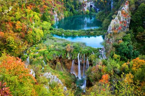 les lacs et chutes de Plitvice Croatie