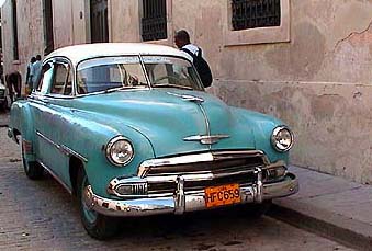 Cuba, voitures américaines 