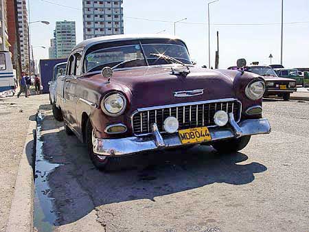 Cuba,voitures américaines  