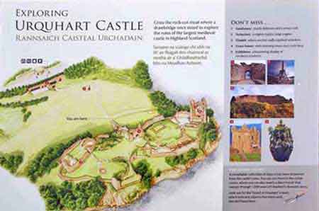 Urquhart castle sur le loch Ness