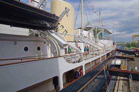 Yacht Britannia Edimbourg Ecosse Leith