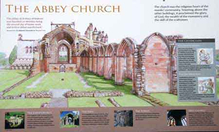 Abbaye de Melrose Borders Ecosse