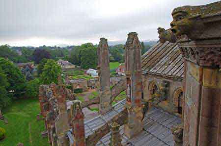 Abbaye de Melrose Borders Ecosse