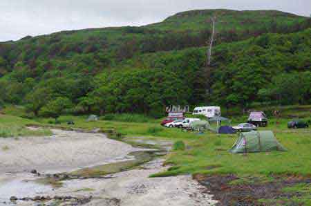 Highlands  Ecosse Calgary Bay sur l'ile de Mull