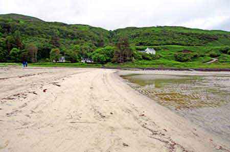 Highlands  Ecosse Calgary Bay sur l'ile de Mull