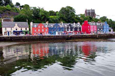 Highlands  Ecosse Tobermory sur  ile de Mull