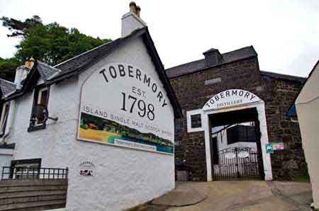 Highlands  Ecosse Tobermory sur  ile de Mull