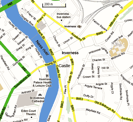 carte inverness