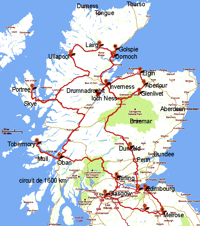 circuit de 14 jours en Ecosse