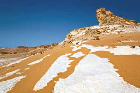 le désert blanc en Egypte