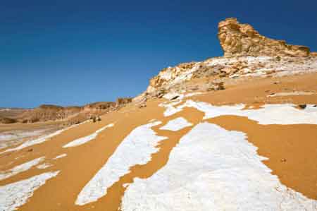 le dsert blanc en Egypte