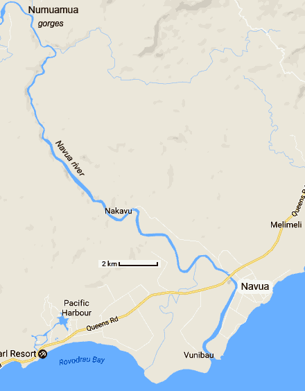 carte de la Navua river