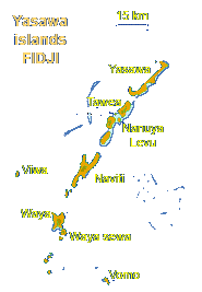 carte des iles yasawa Fidji