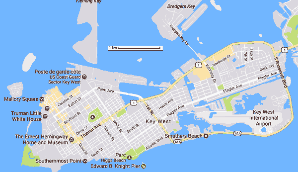 Carte de Key West