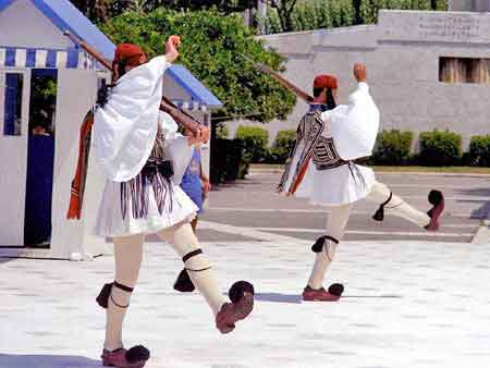 Les Evzones  Athenes  Greece Grèce