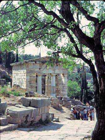 Delphes ruines antiques Greece Grèce