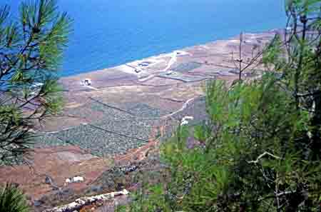 santorin cultures de légumes