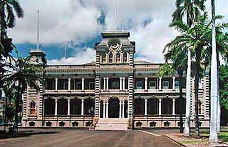 Honolulu palais royal  Kahameha Ohau Hawaii