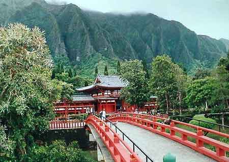 Byodo temple Ohau Hawaii